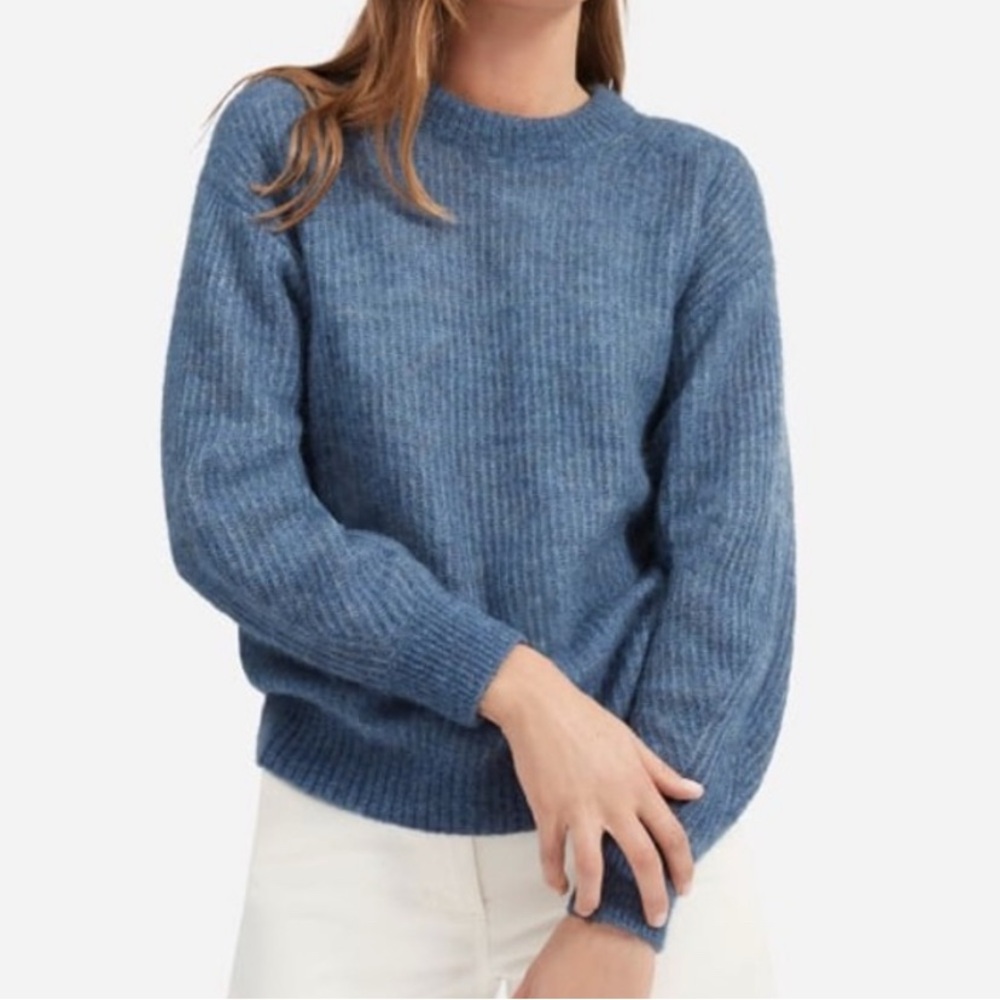 Everlane Alpaca Sweater Blue Size M